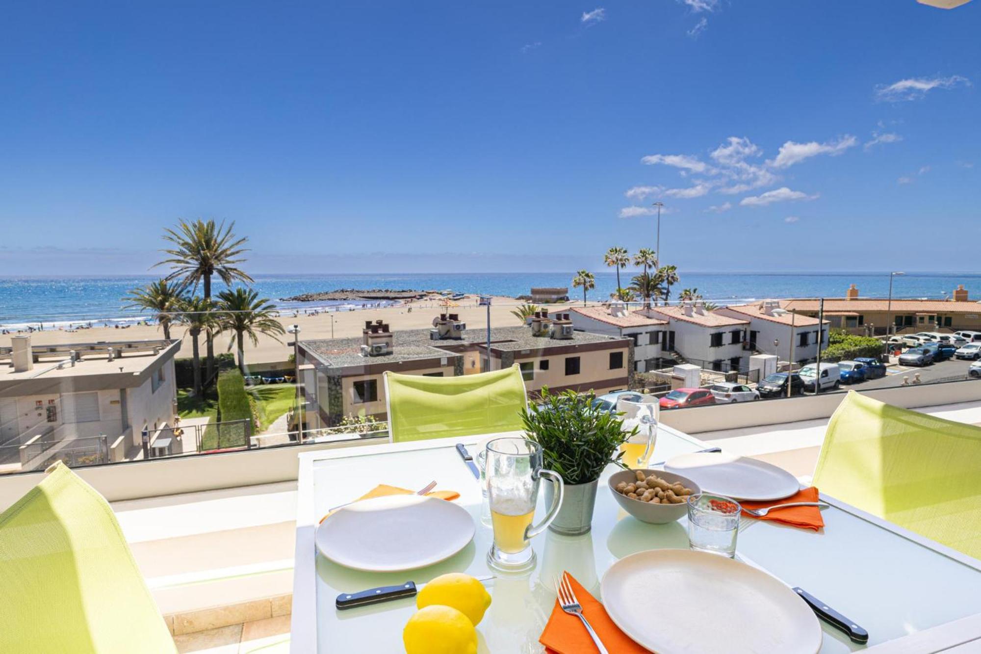 Atico Apartamento Las Burras Playa San Agustín Екстериор снимка